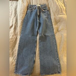 & Other Stories wide leg denim, size 26